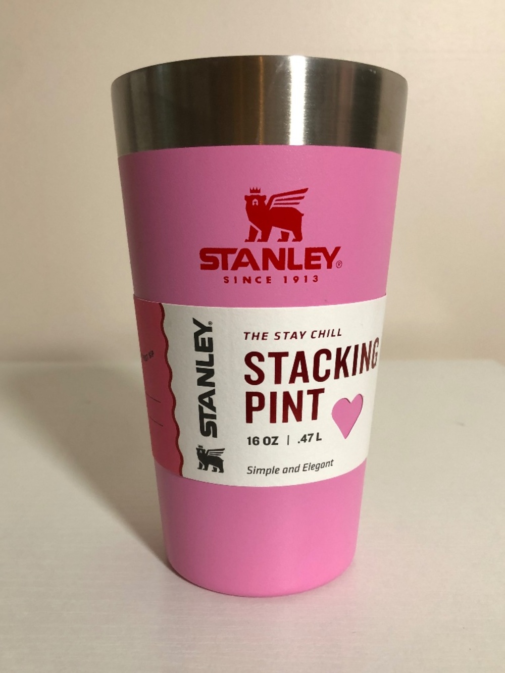Stanley Stacking Pint Valentines Day Target Exclusive Pink- NWT